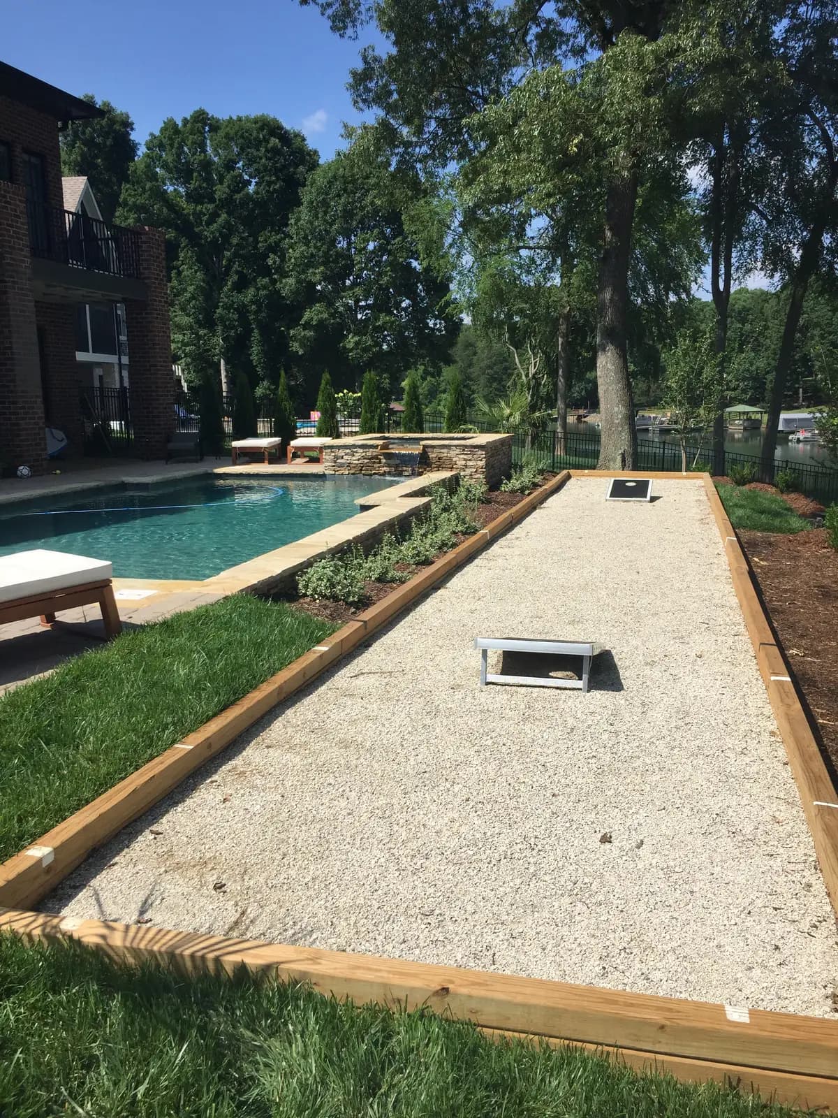 Custom gunite pool 03 near Charlotte, NC built by Aqua Pools & Outdoor Living