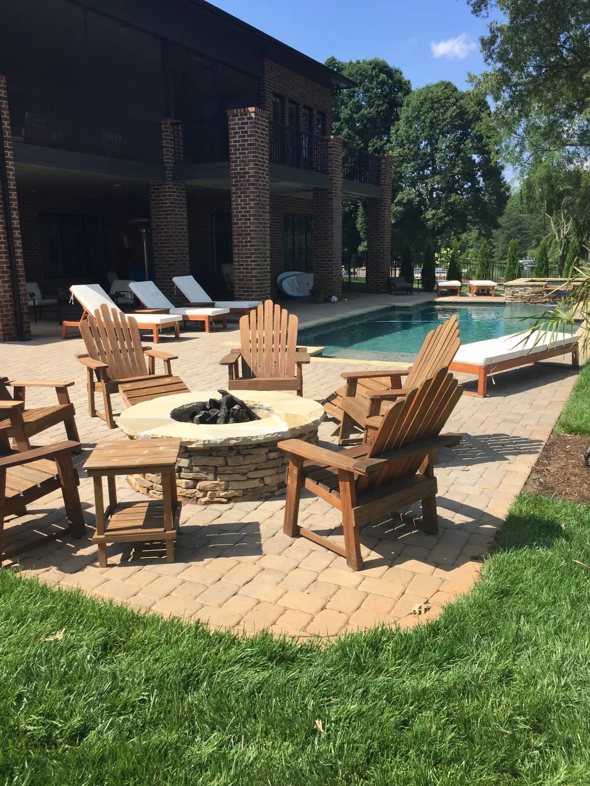 Patio and hardscape in Mooresville, NC, view 2