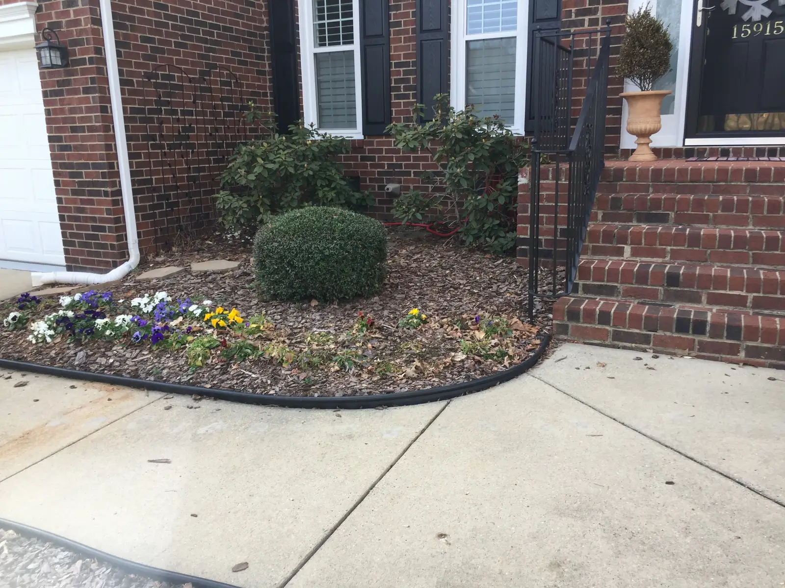 Landscape planting in Mint Hill, NC built by Aqua Pools & Outdoor Living