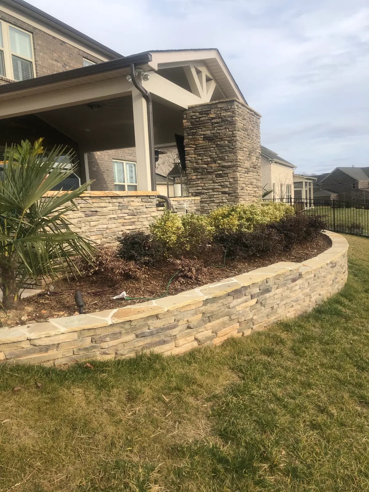 Landscape planting 10 near Charlotte, NC built by Aqua Pools & Outdoor Living