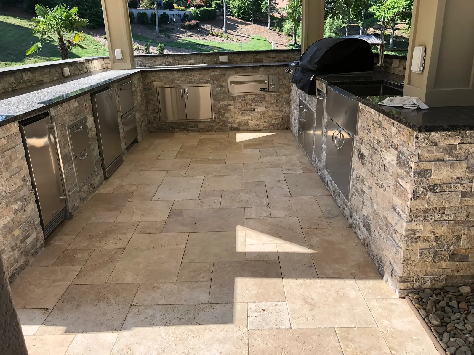 Outdoor kitchen in Mint Hill, NC, view 4