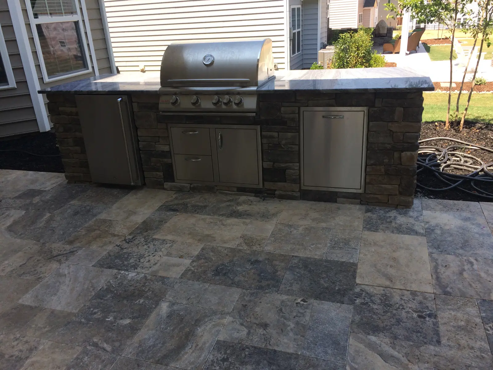 Outdoor kitchen in Davidson, NC, view 4