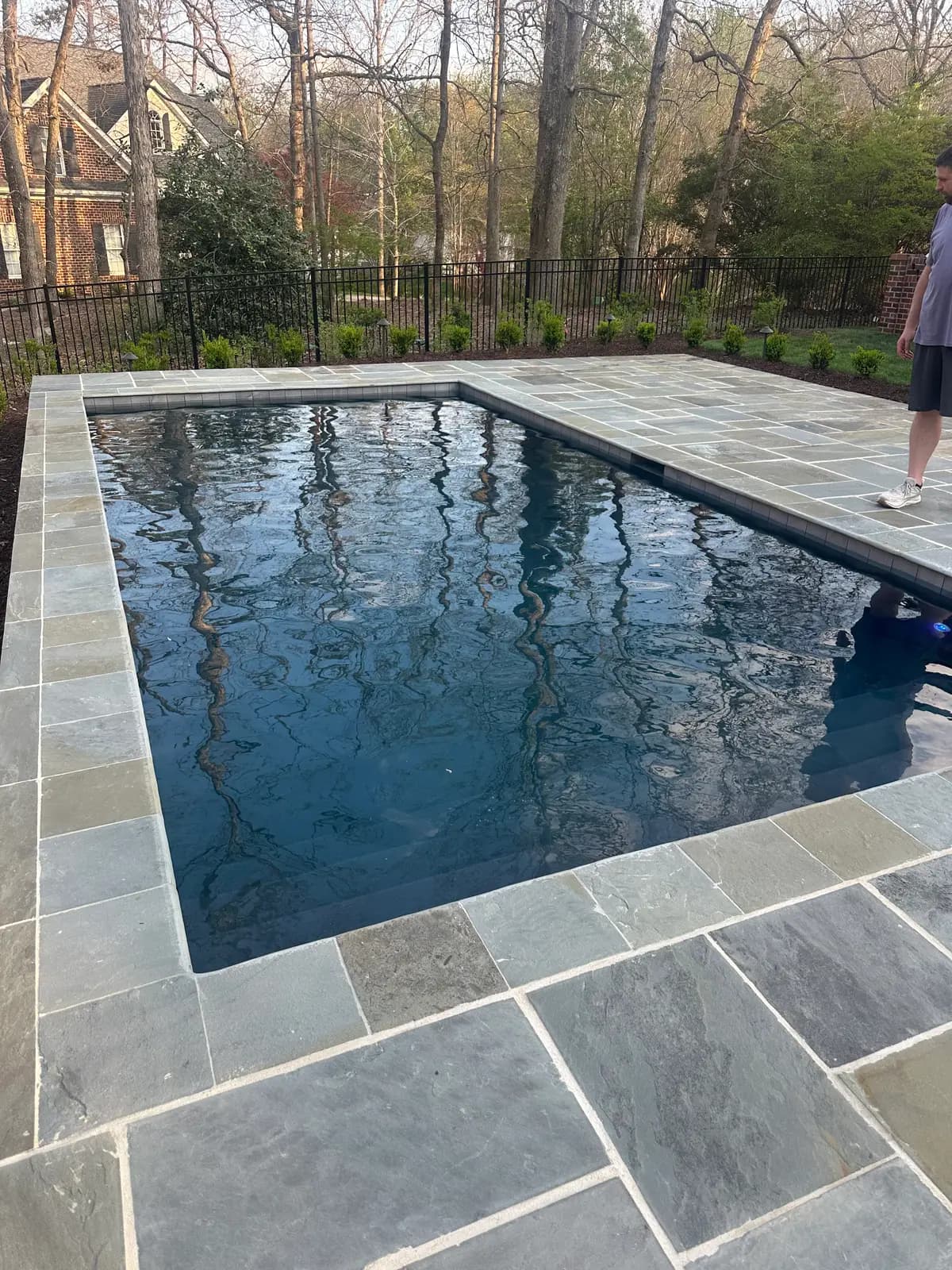 Plunge pool in Weddington, NC, view 3