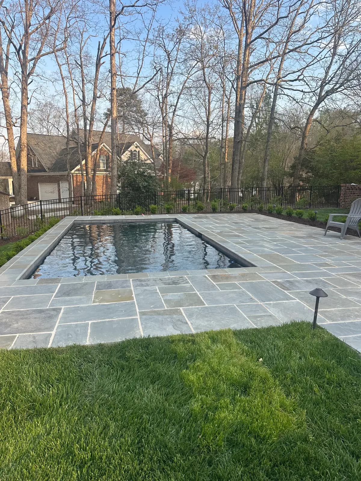 Plunge pool in Weddington, NC, view 4
