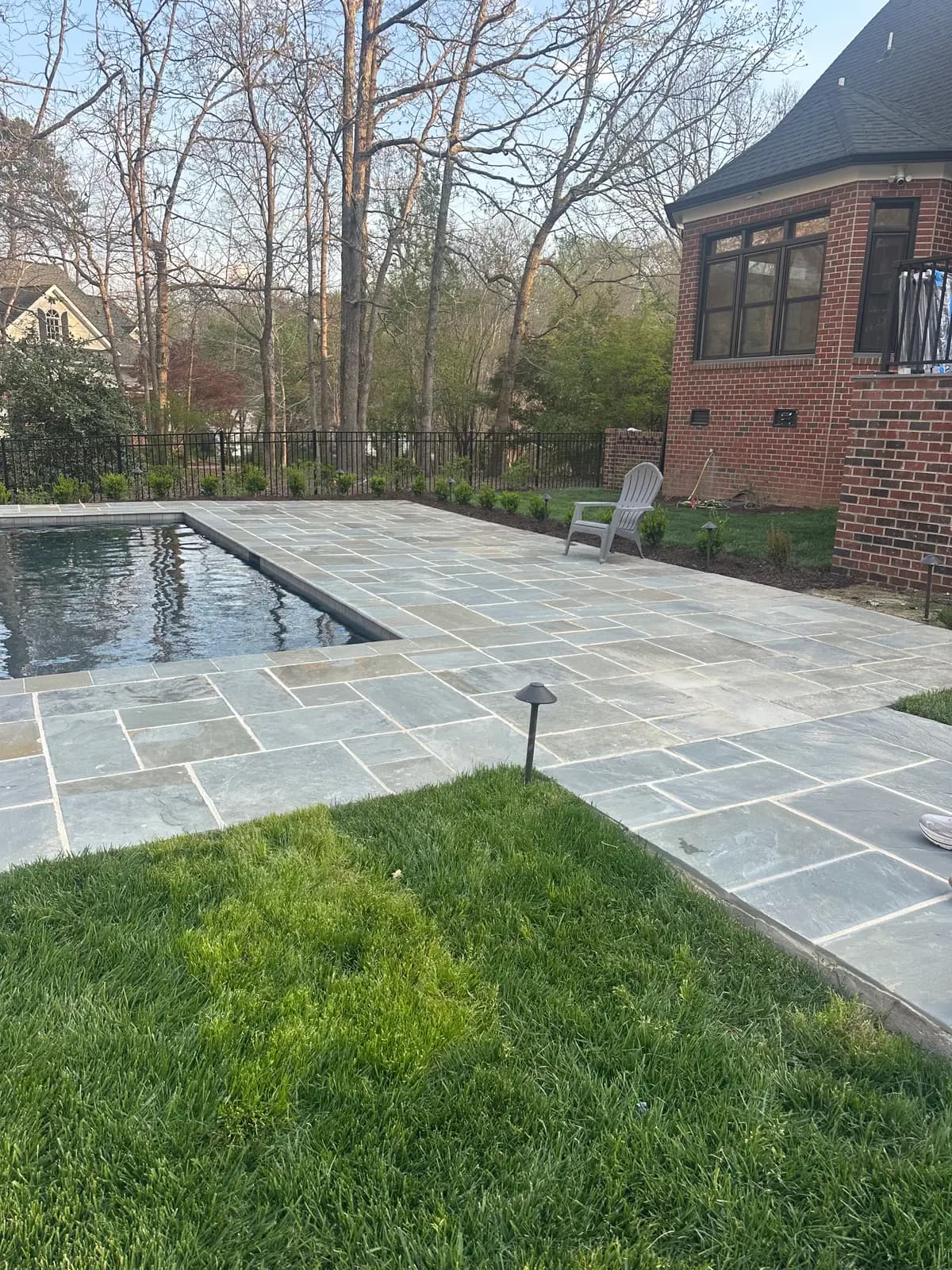 Plunge pool in Weddington, NC, view 5