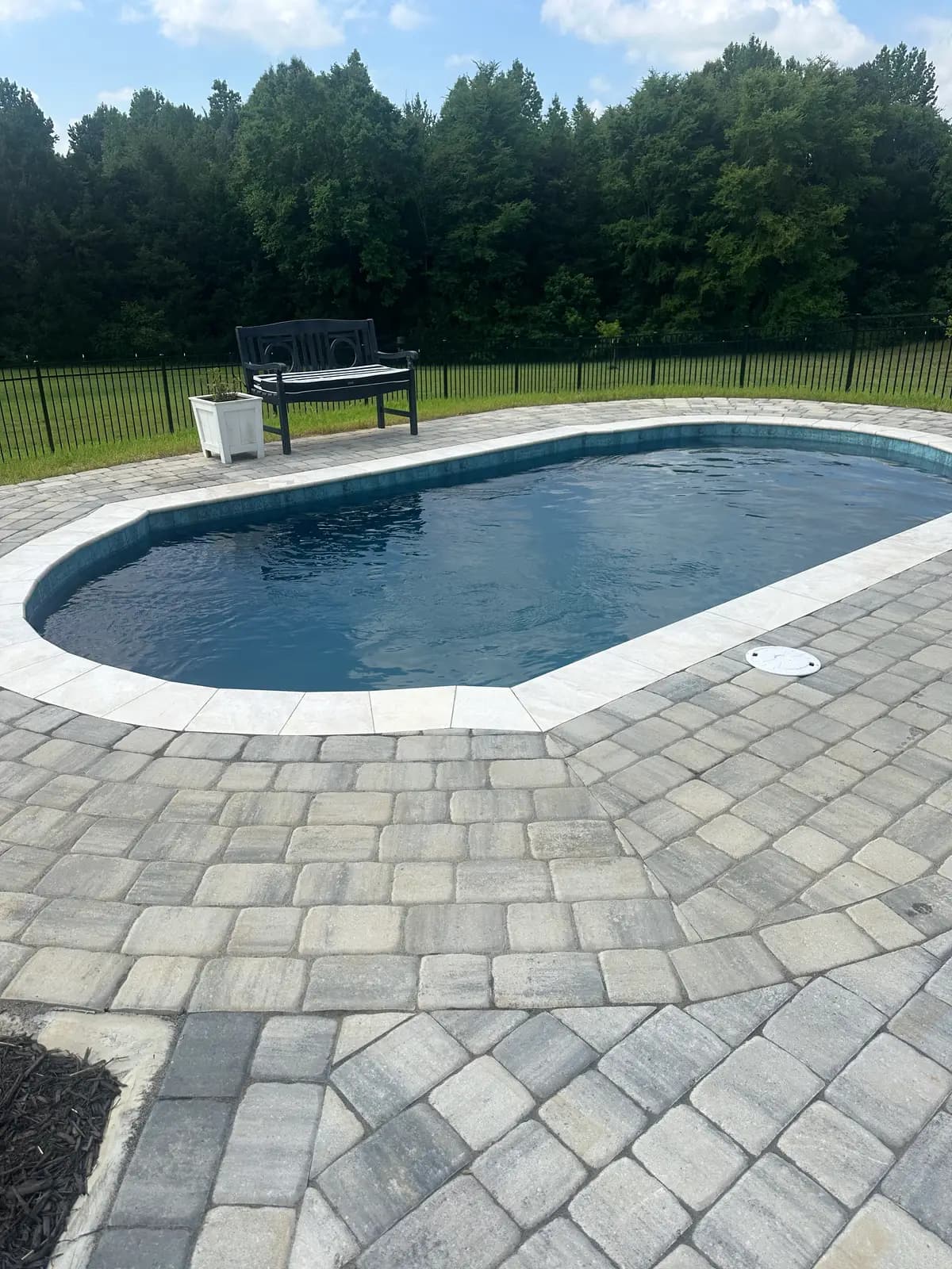 Plunge pool in Concord, NC, view 6