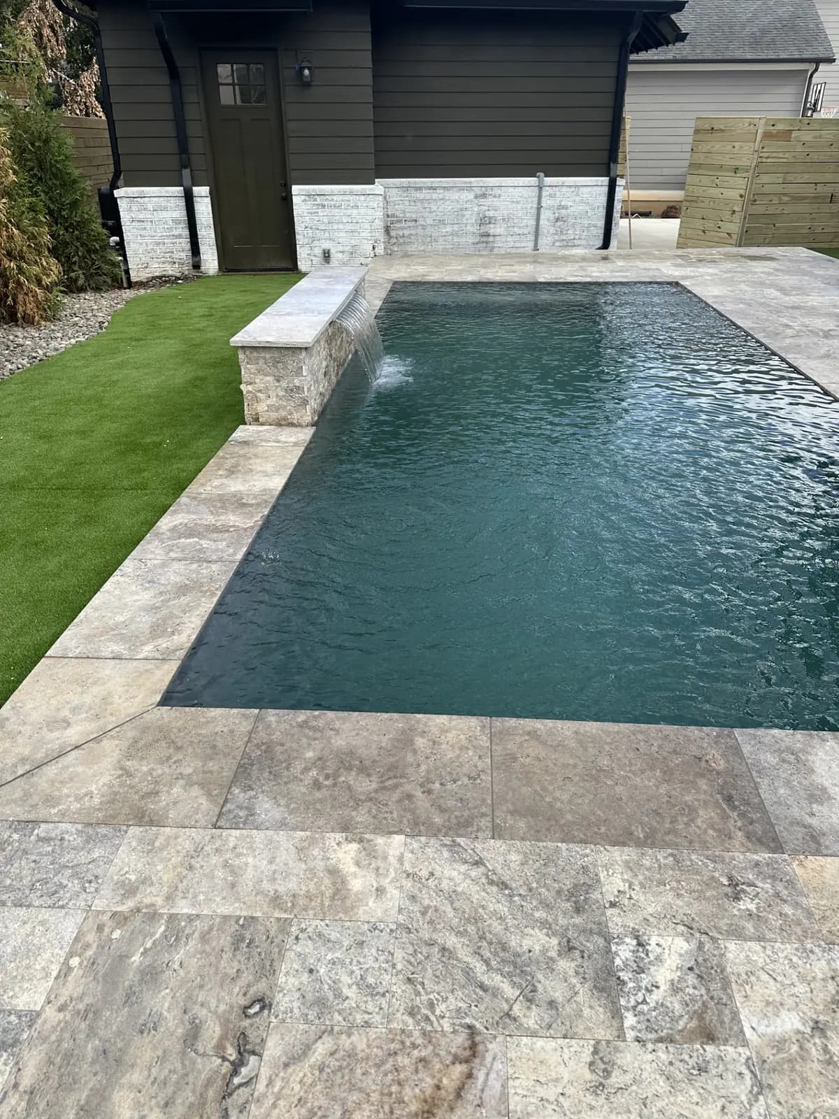 Plunge pool with fencing in Charlotte, NC, view 12