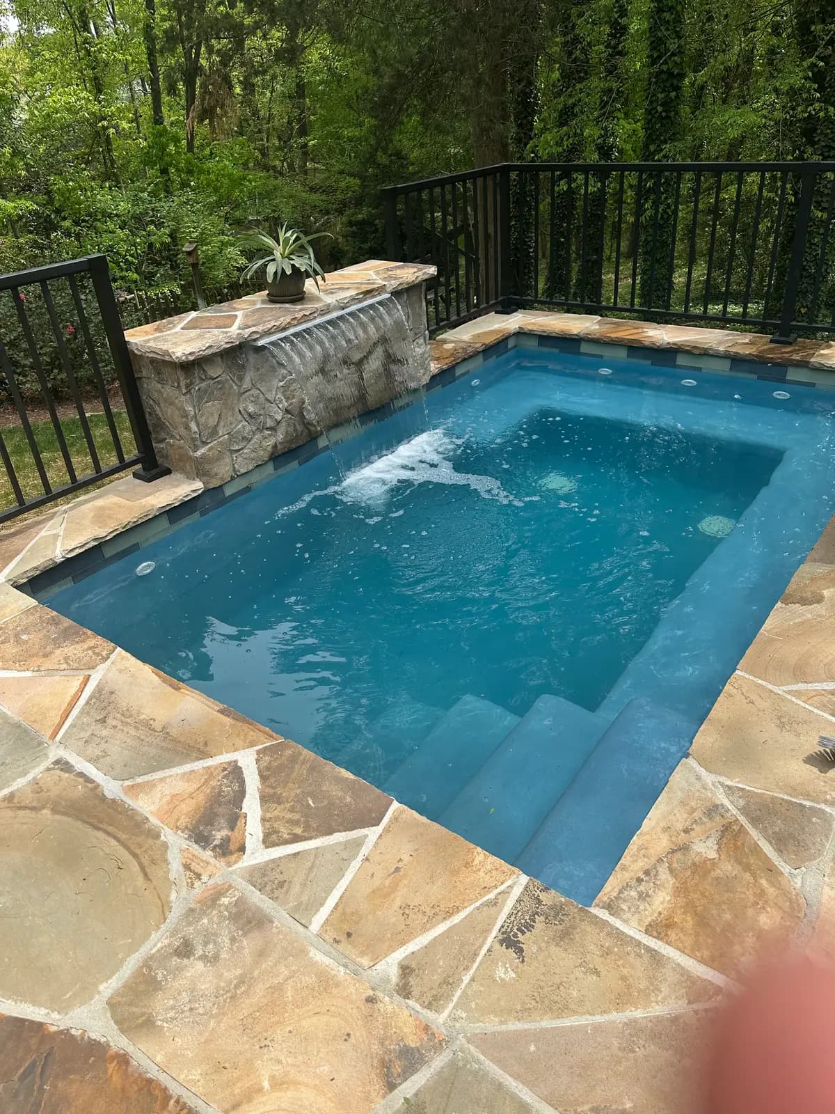 Plunge pool in Concord, NC, view 2