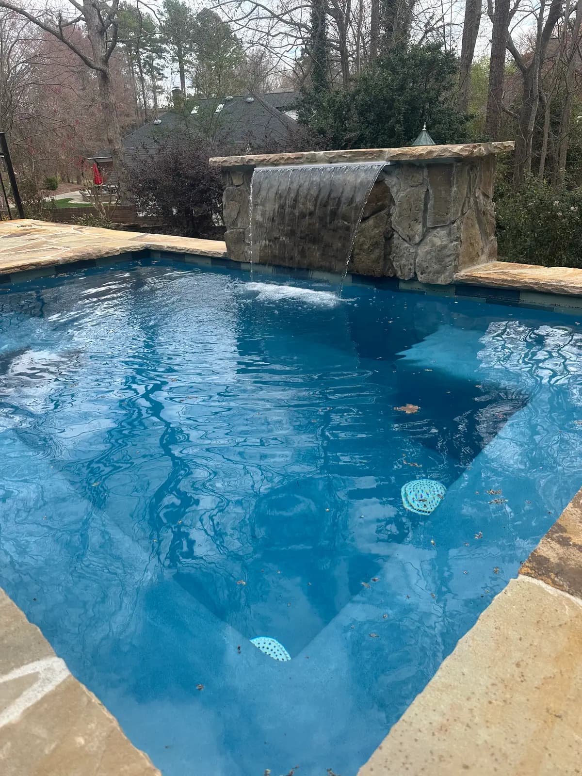 Plunge pool with a spa in Concord, NC, view 8