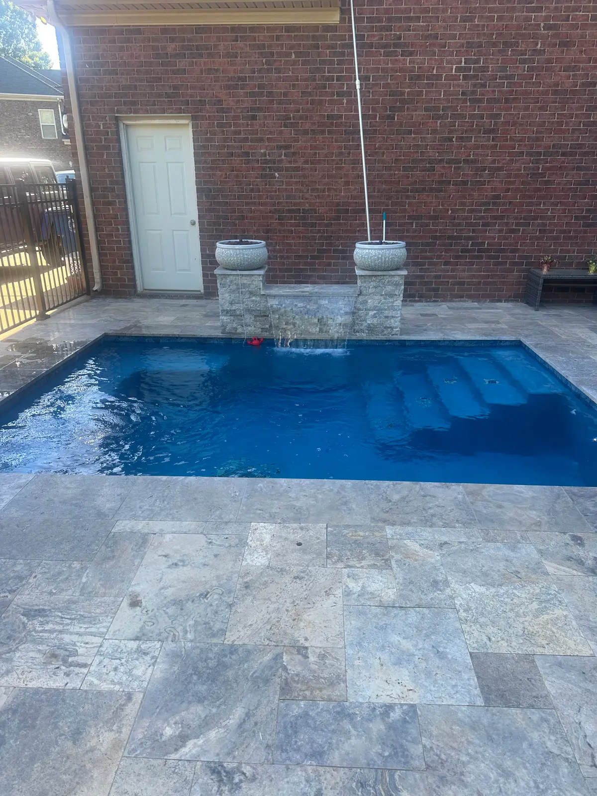 Plunge pool with a spa in Mint Hill, NC, view 3