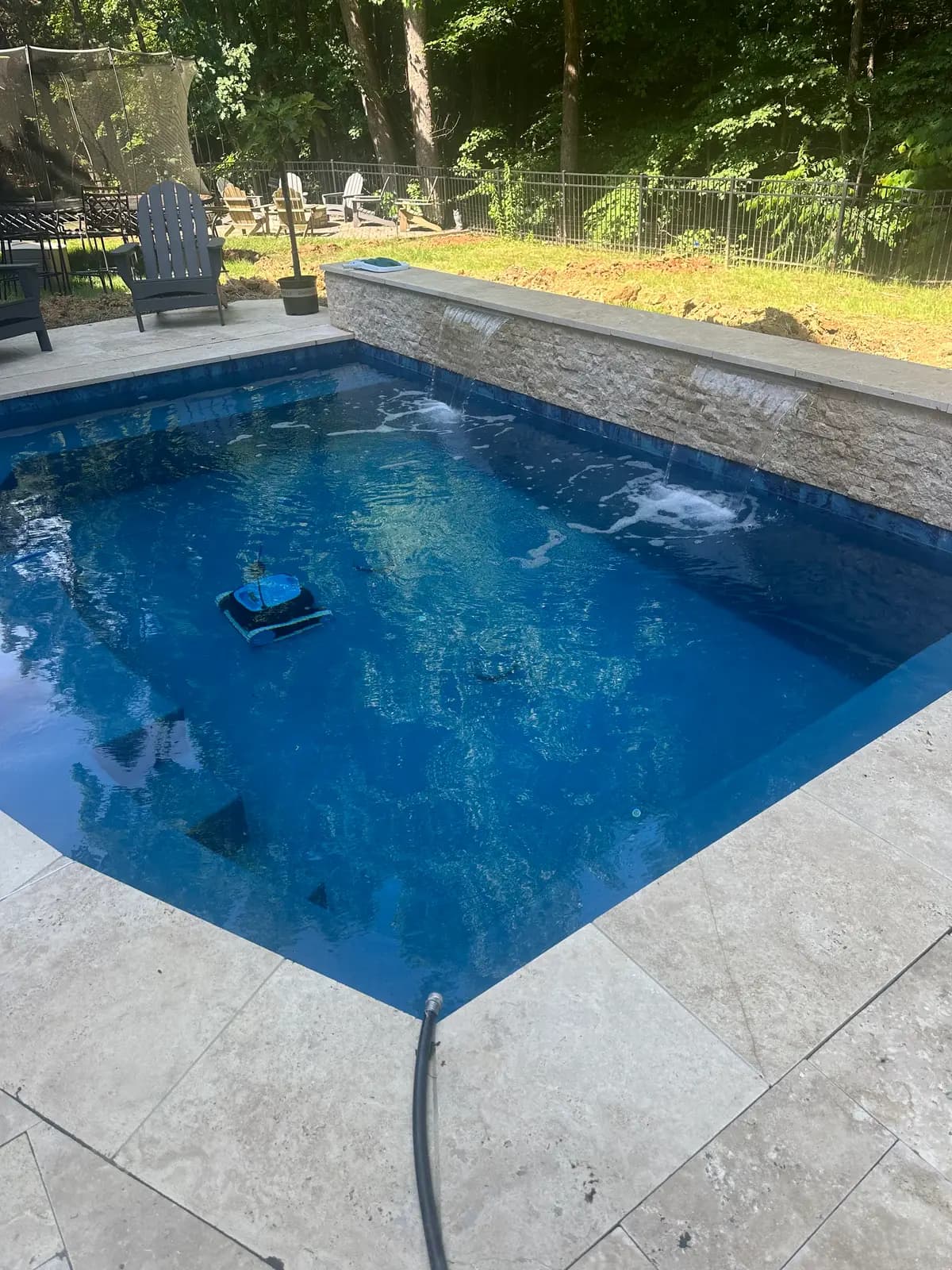 Plunge pool in Huntersville, NC, view 4