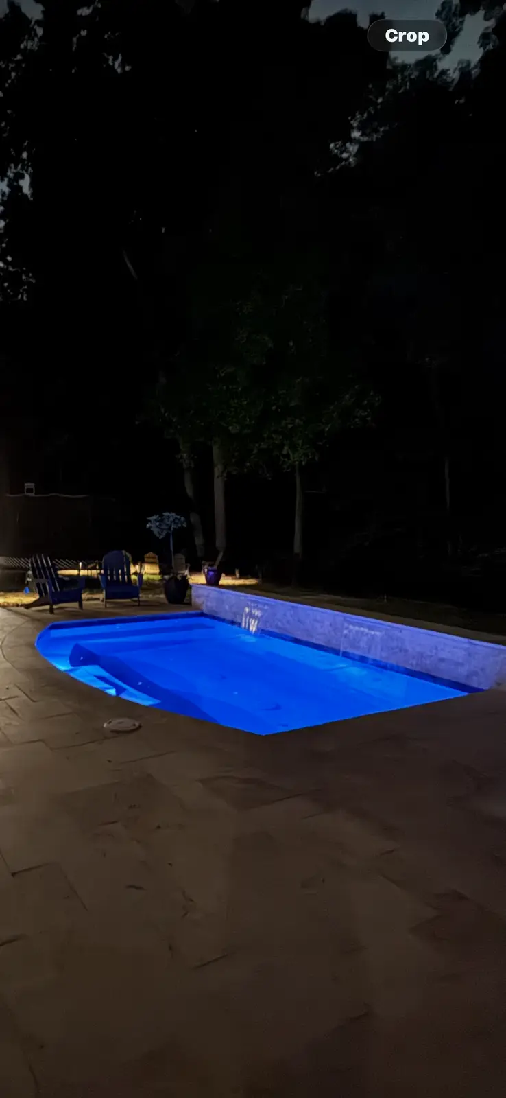 Plunge pool in Huntersville, NC, view 5