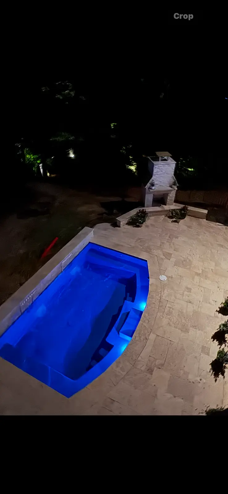 Plunge pool in Huntersville, NC, view 6