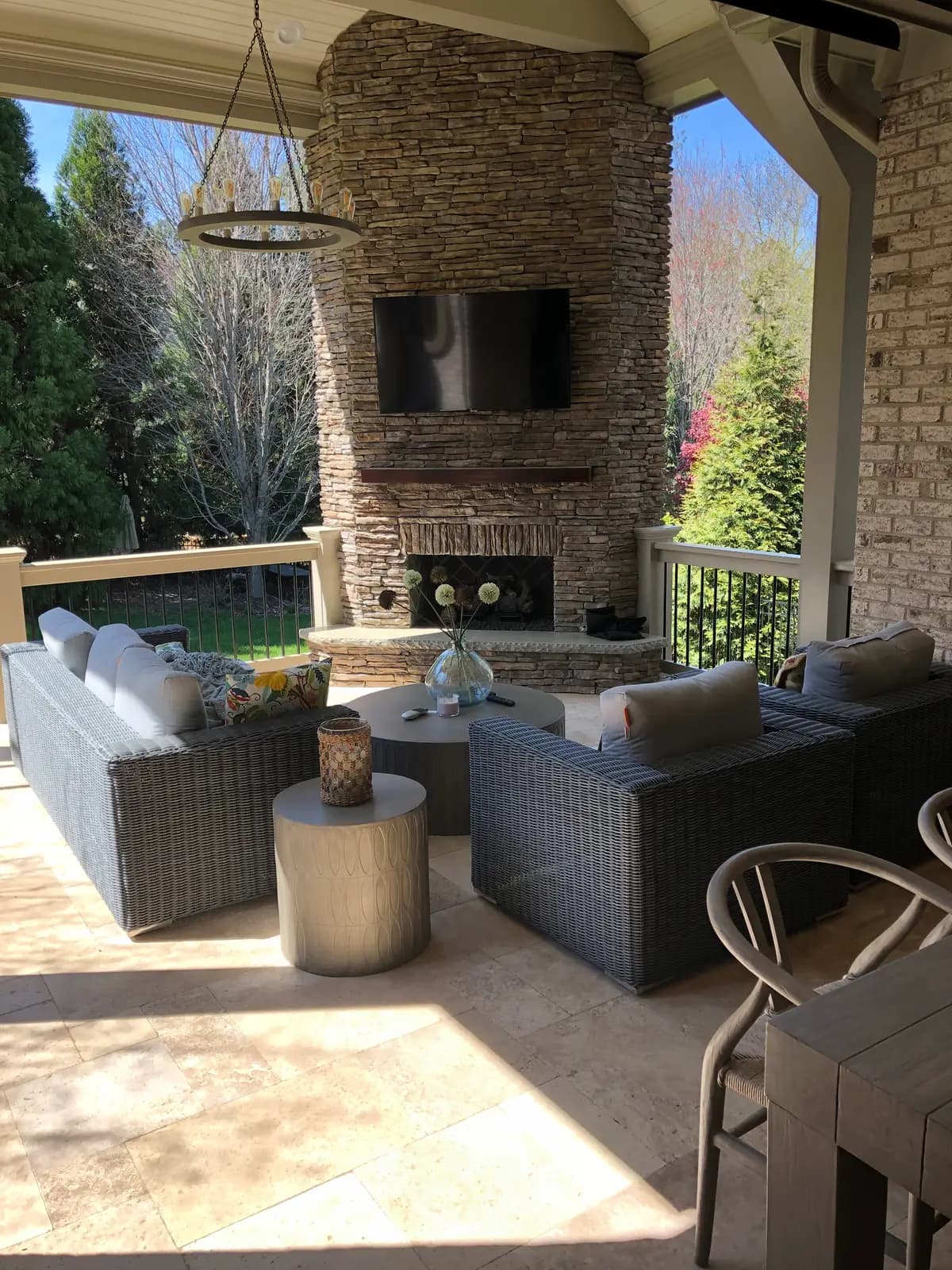Covered outdoor room in Charlotte, NC, view 2
