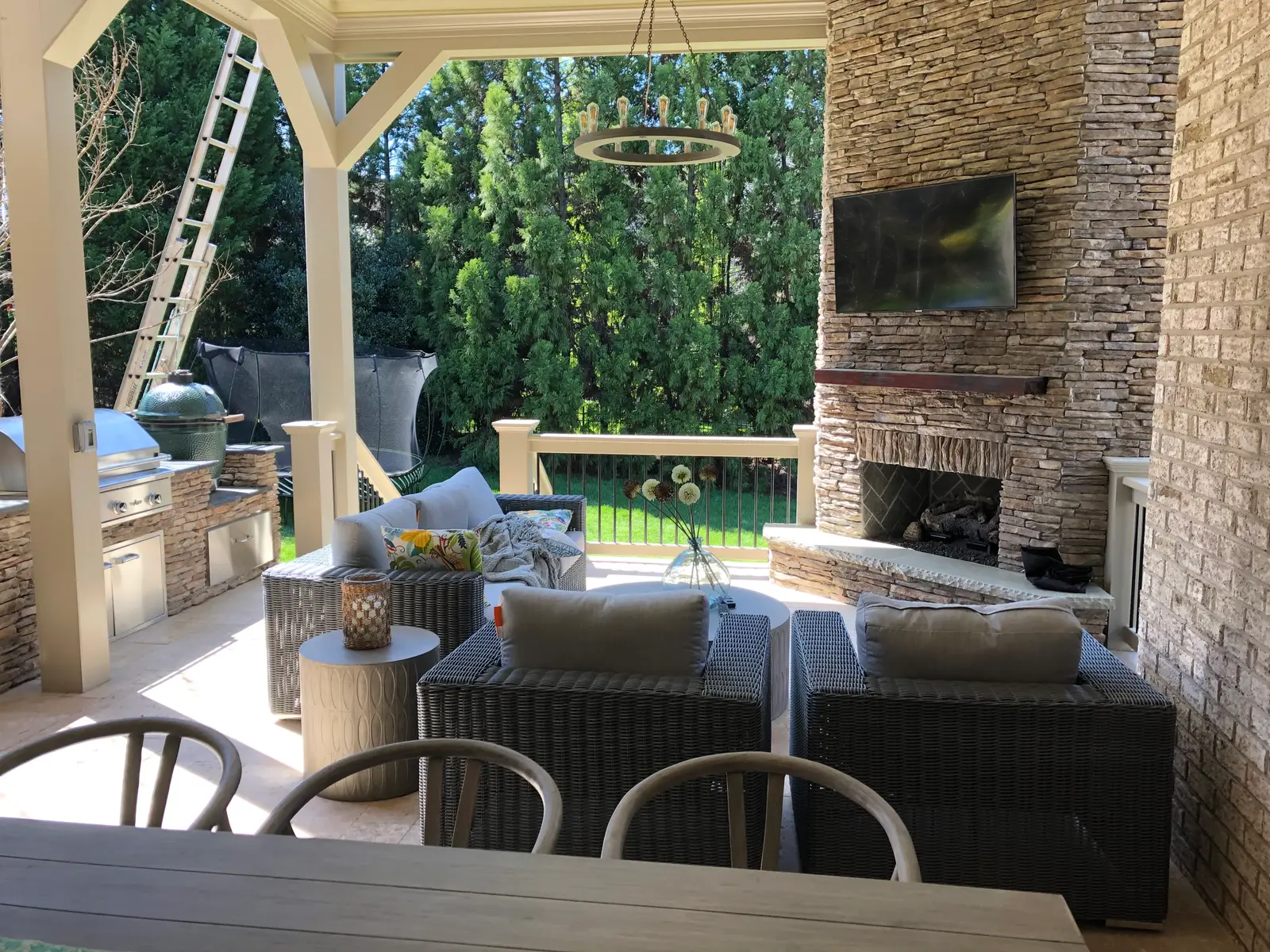 Covered outdoor room in Charlotte, NC, view 3