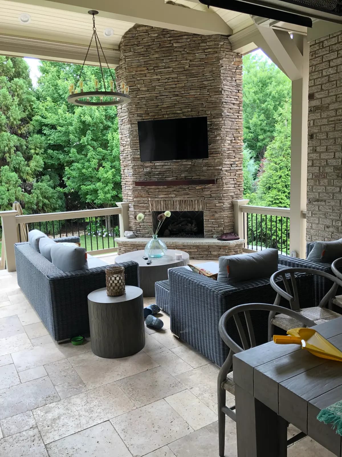 Covered outdoor room in Charlotte, NC, view 5